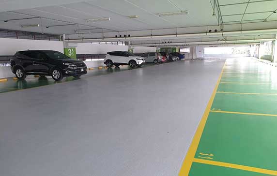 Multi-storey Car Park  Epoxy Flooring - Gruvdeck CP